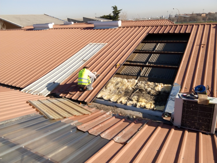 Reparación de tejados de chapa