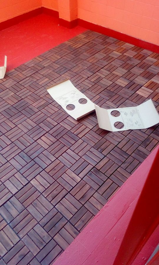 Reparación de terraza y poner suelo