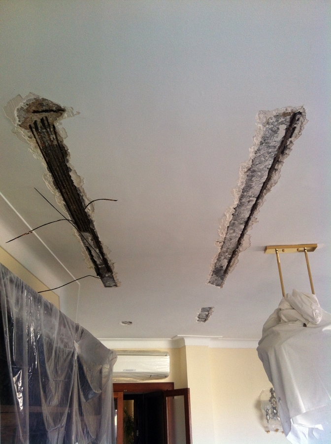 REPARACION DE VIGAS CON FIBRA DE CARBONO