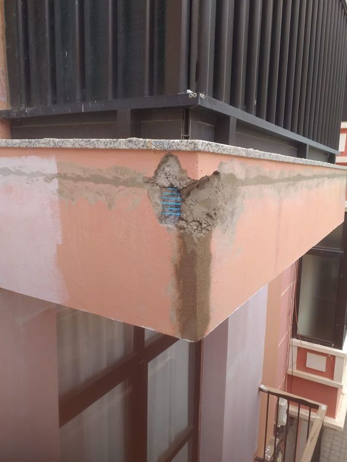 Reparacion desperfectos y grietas en balcones