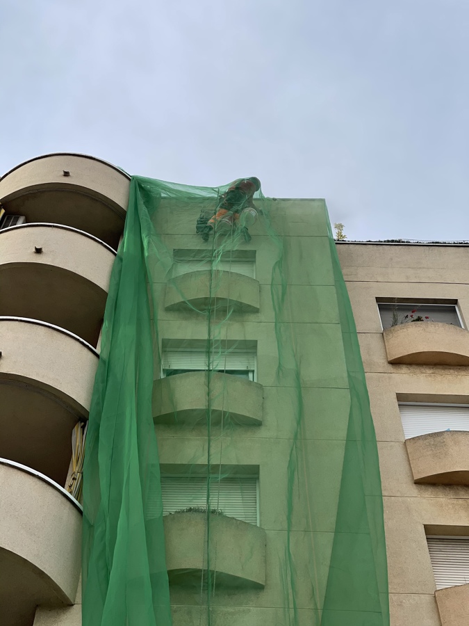 Reparación en altura con trabajos verticales