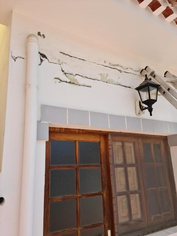 Reparación pared exterior de vivienda