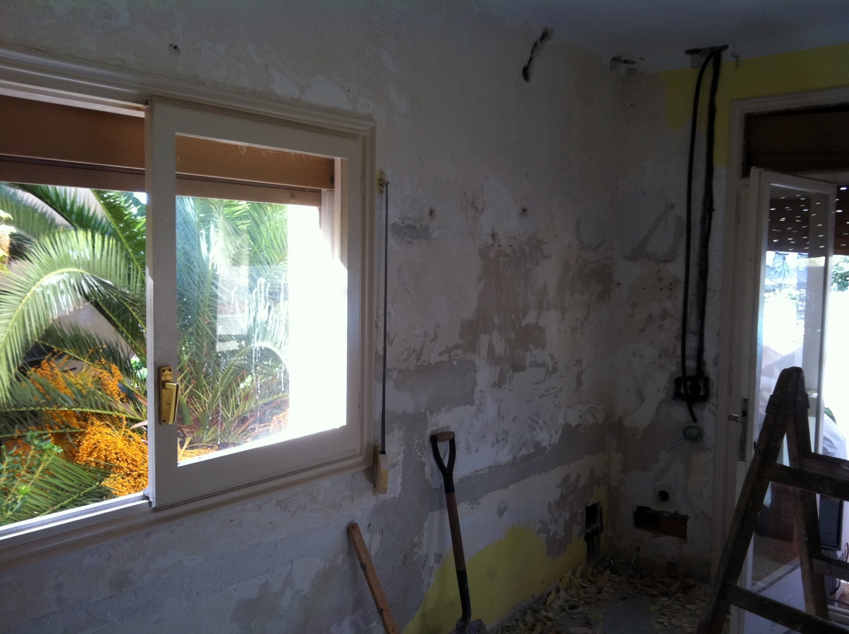 Reparacion paredes.