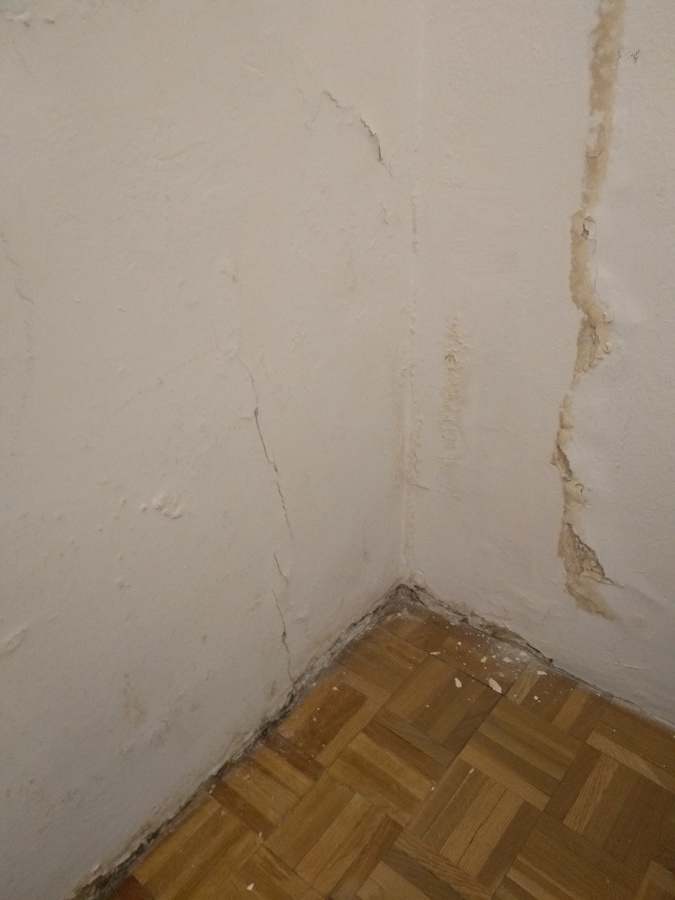 Reparar paredes agrietadas y con humedad