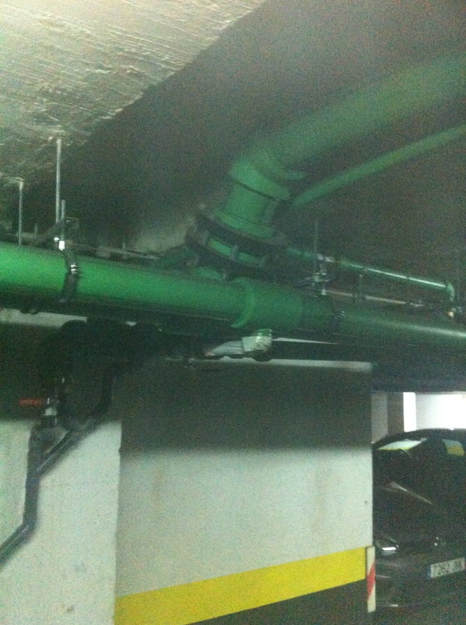 Repartición de la red general de entrada.