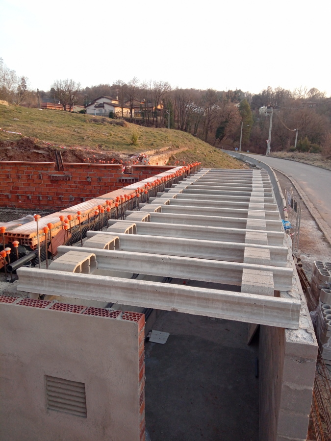 Replanteo de forjado unidireccional.