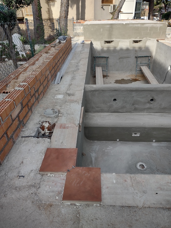 Replanteo de la coronación.