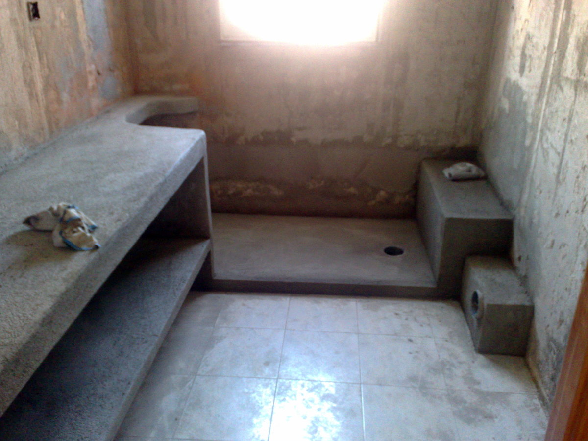 Replanteo de nuevo baño.