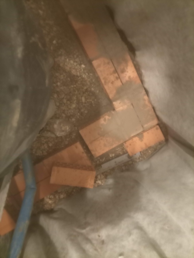 Replanteo del pozo cuadrado