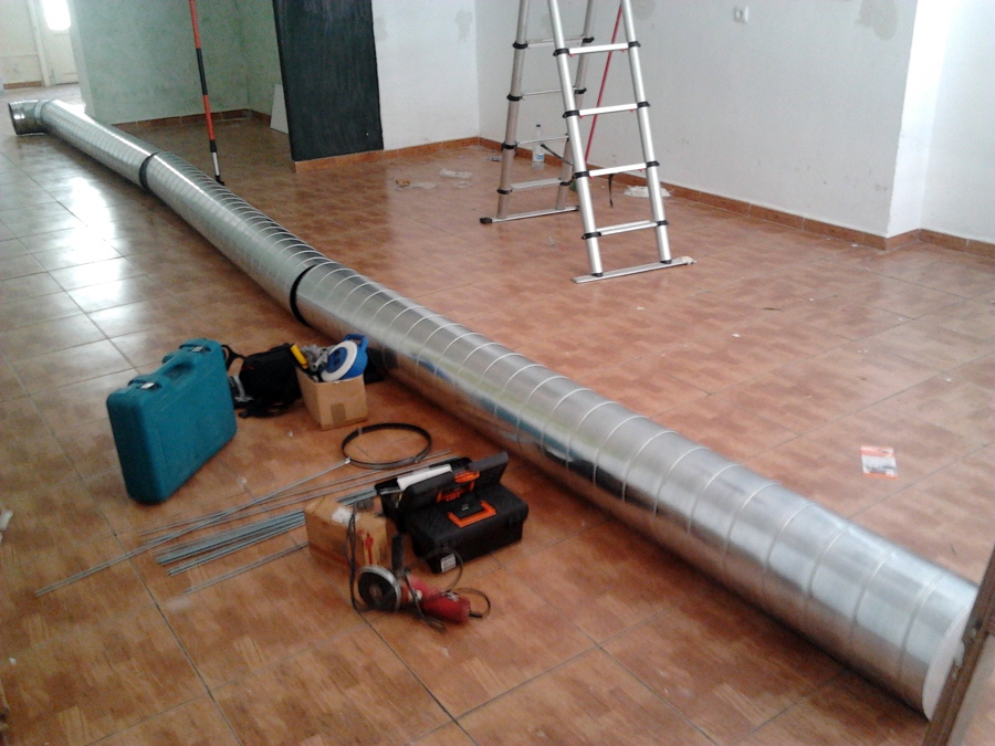 REPLANTEO INSTALACIÓN RENOVACIÓN AIRE VICIADO