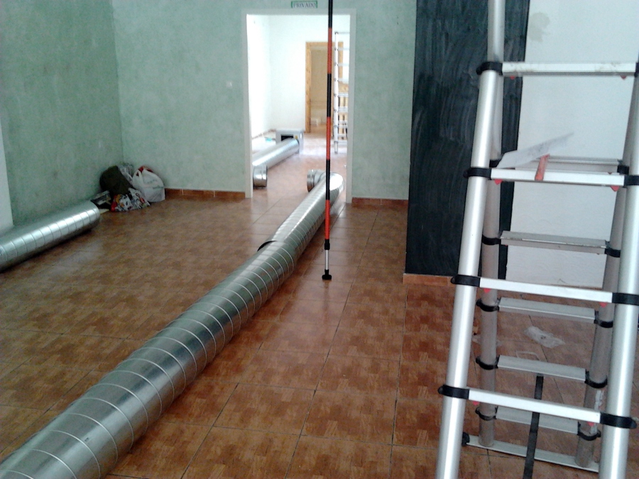 REPLANTEO INSTALACIÓN RENOVACIÓN AIRE VICIADO