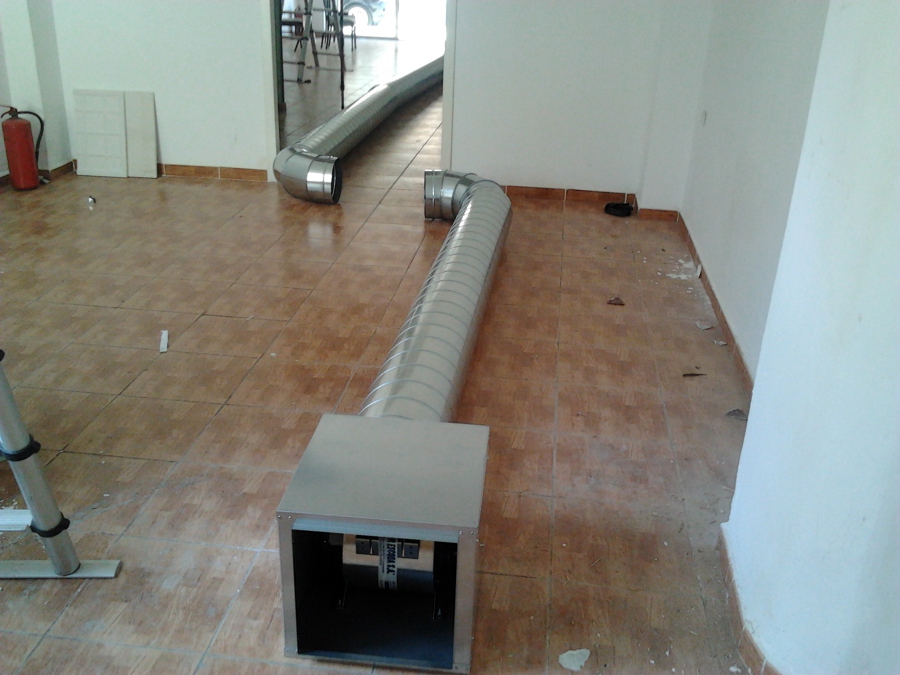 REPLANTEO INSTALACIÓN RENOVACIÓN AIRE VICIADO