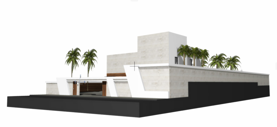 Resolución de muro exterior a fachada.