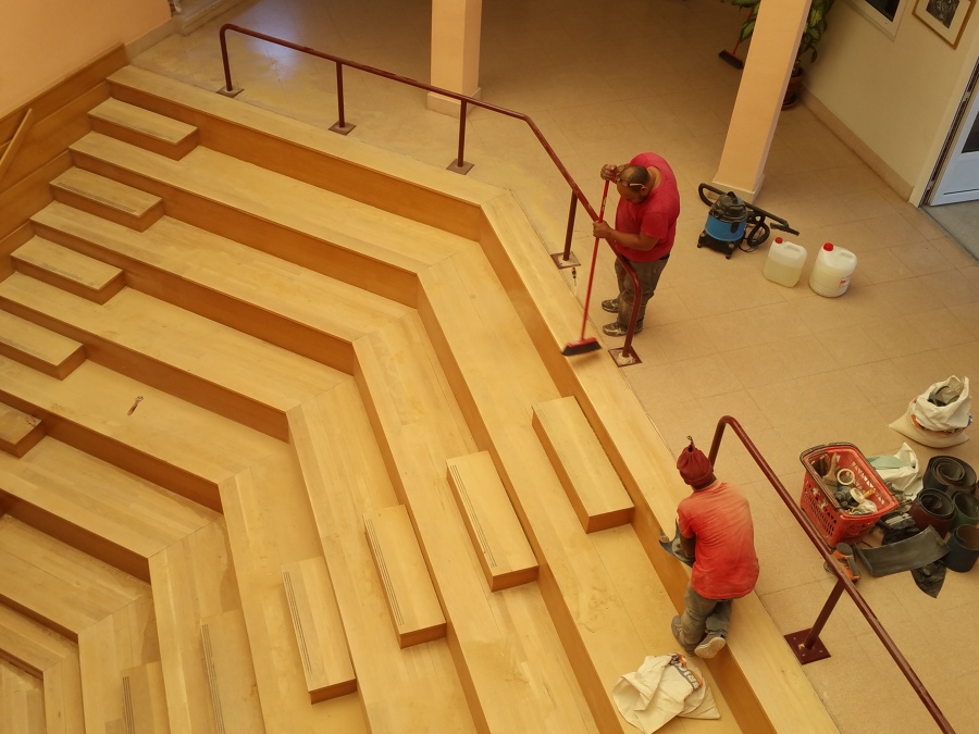 Restauración aula Magna Colegio Sta. Maria de los Rosales.
