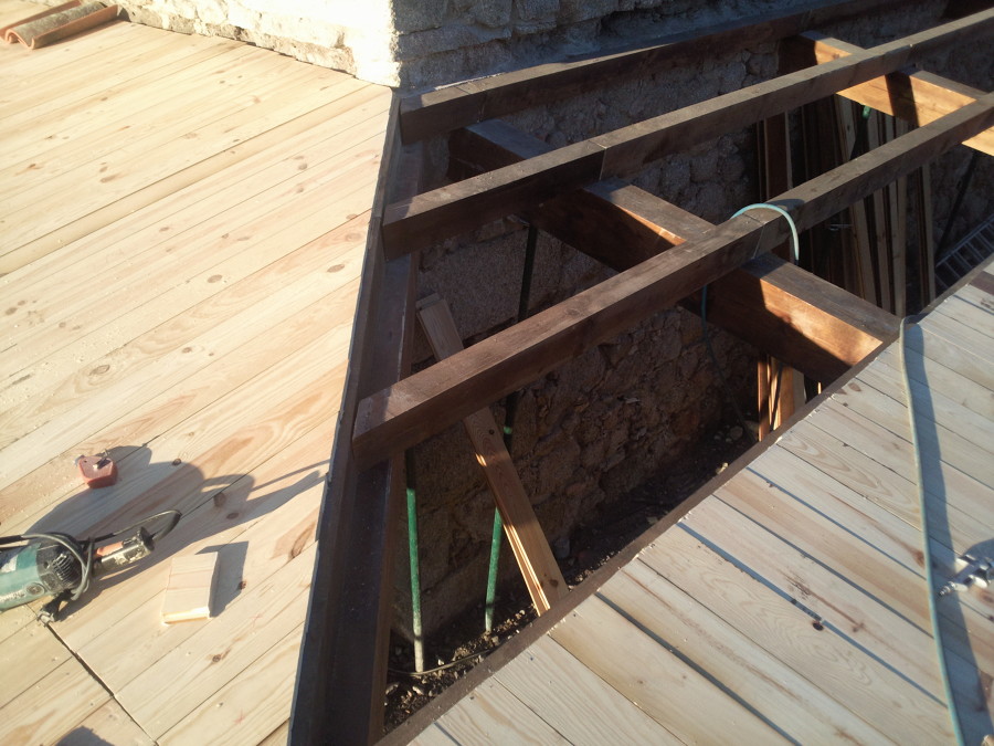 Restauración casa de campo.