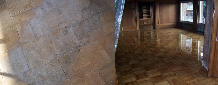 Restauración de parquet en Olmo