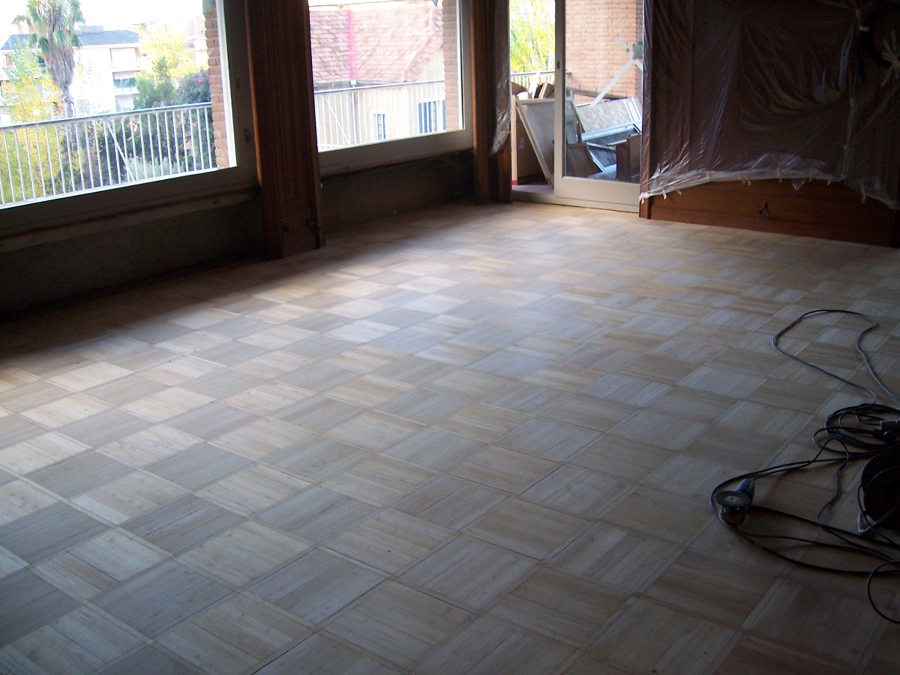 Restauración de parquet en Olmo