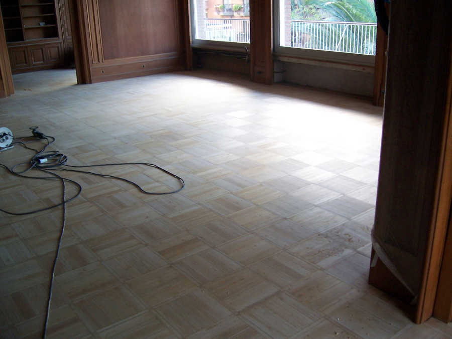 Restauración de parquet en Olmo