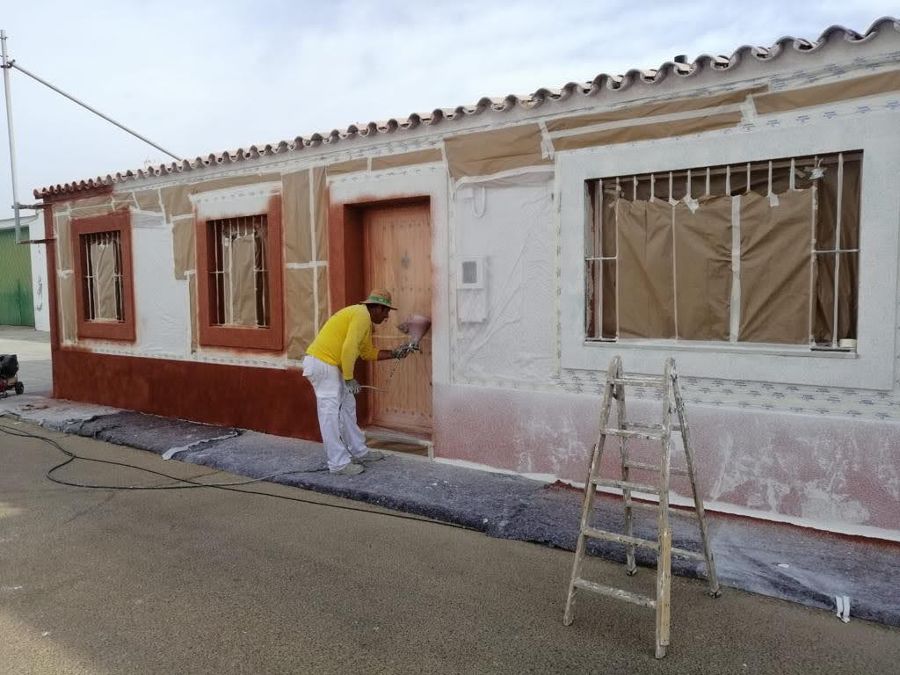 RESTAURACIÓN FACHADA CORCHO PROYECTADO