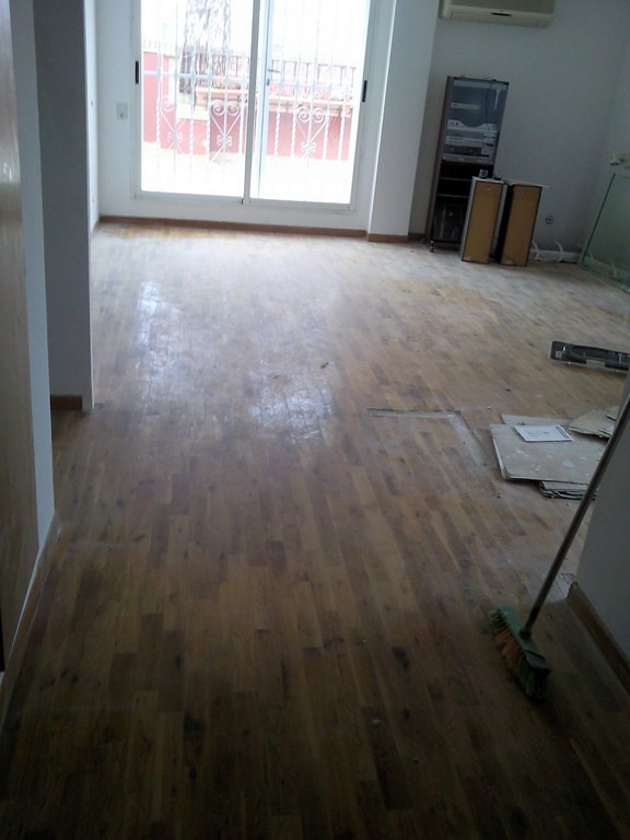 RESTAURACIÓN TABLILLA ROBLE CON NUDOS