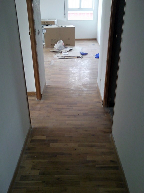 RESTAURACIÓN TABLILLA ROBLE CON NUDOS