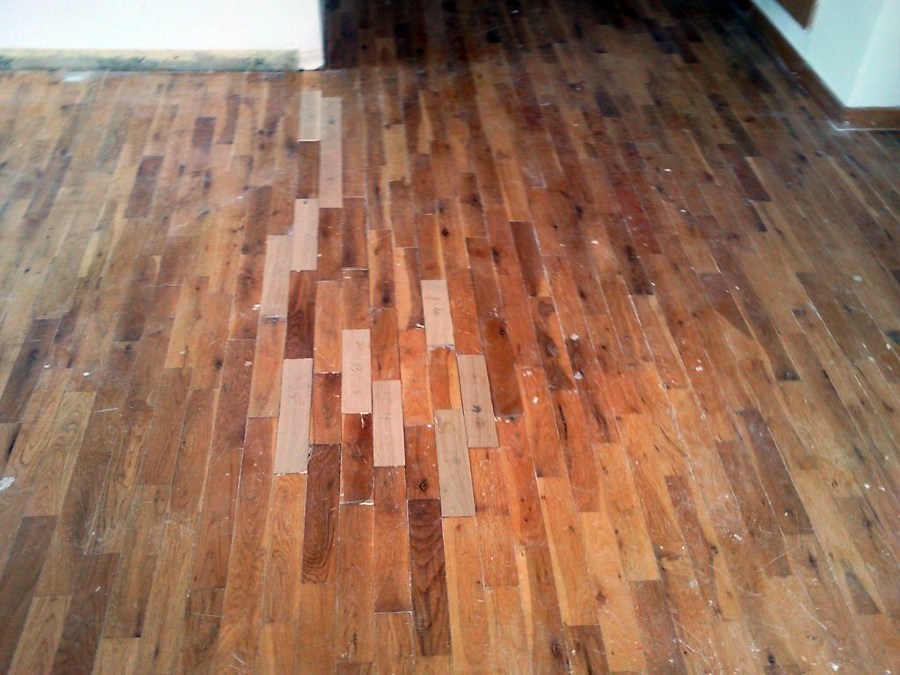 RESTAURACIÓN TABLILLA ROBLE CON NUDOS