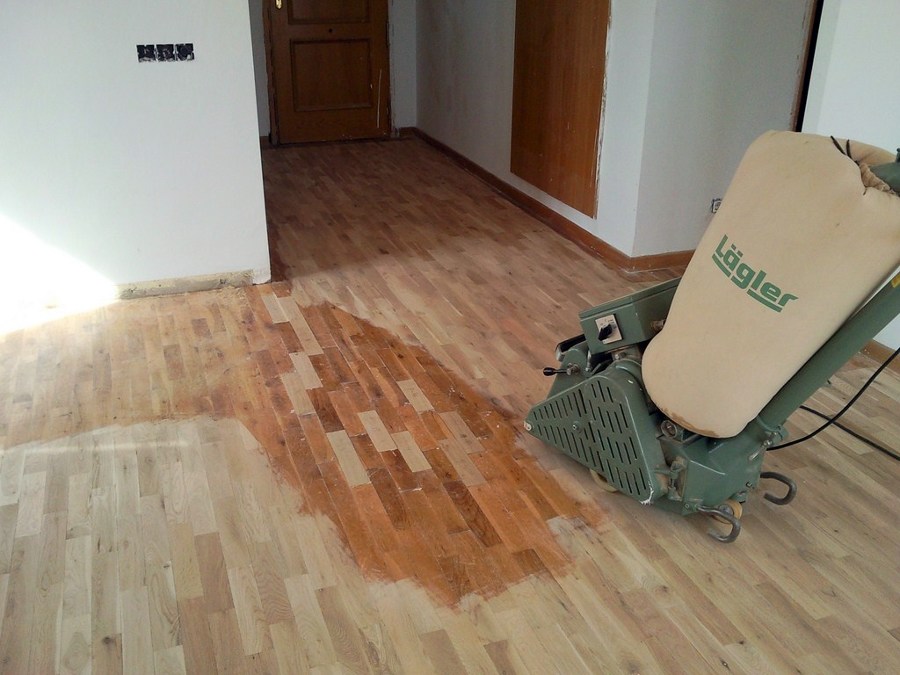 RESTAURACIÓN TABLILLA ROBLE CON NUDOS