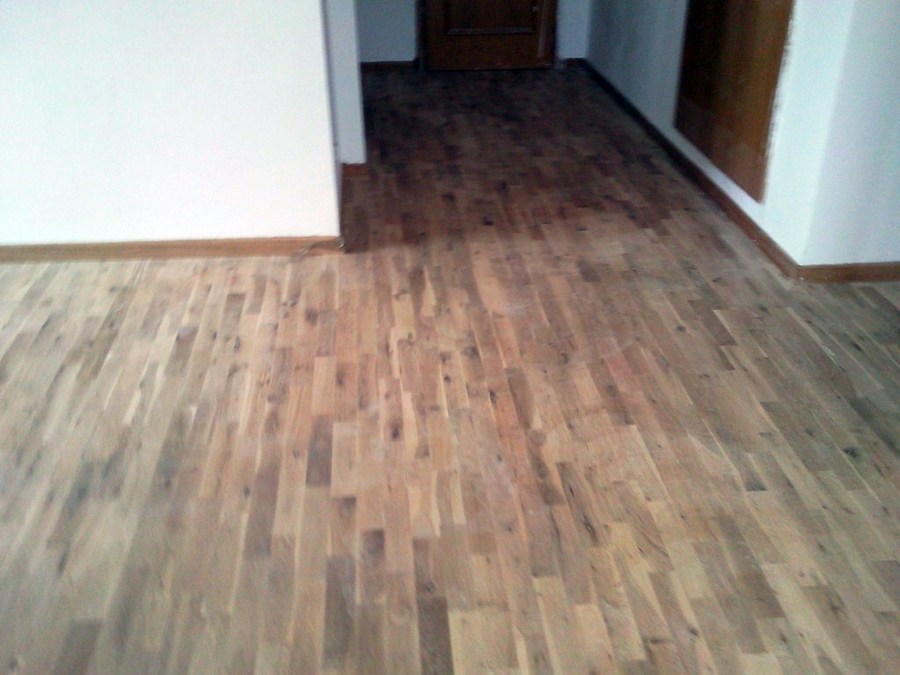 RESTAURACIÓN TABLILLA ROBLE CON NUDOS