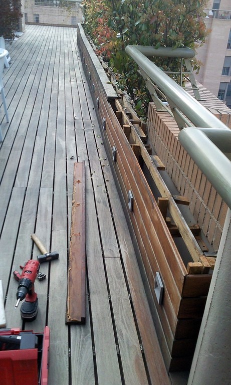 RESTAURACIÓN TARIMA EXTERIOR IPE