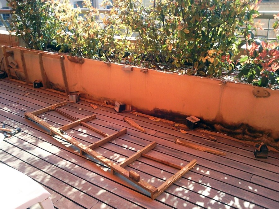 RESTAURACIÓN TARIMA EXTERIOR IPE