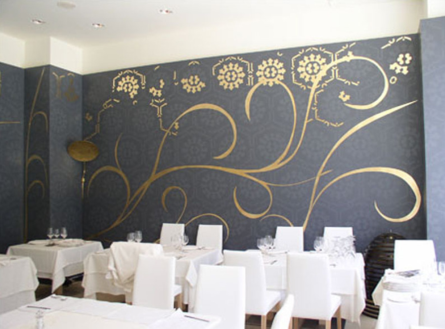 Restaurante "El portón del Duque"  Madrid, proyecto de Tomas Alía.