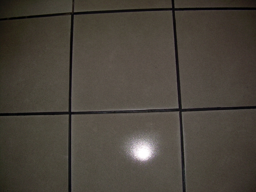 Resultado al finalizar la limpieza con rotativa