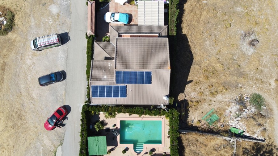 Resultado final, vista aérea.