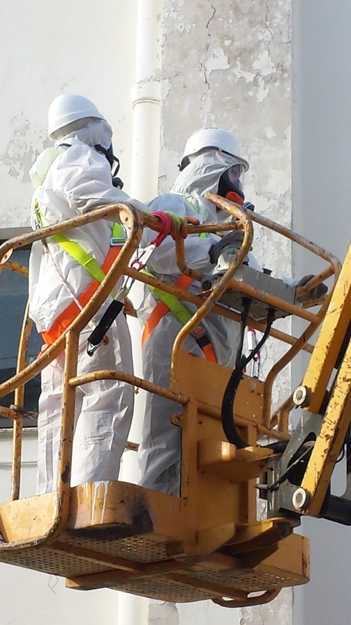 Retirada de bajantes