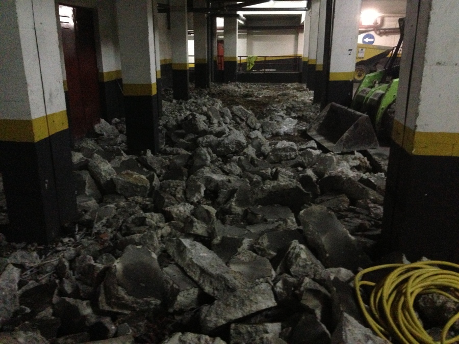 Retirada de cascotes