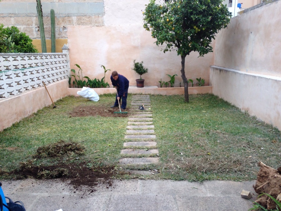 Retirada de césped artificial 