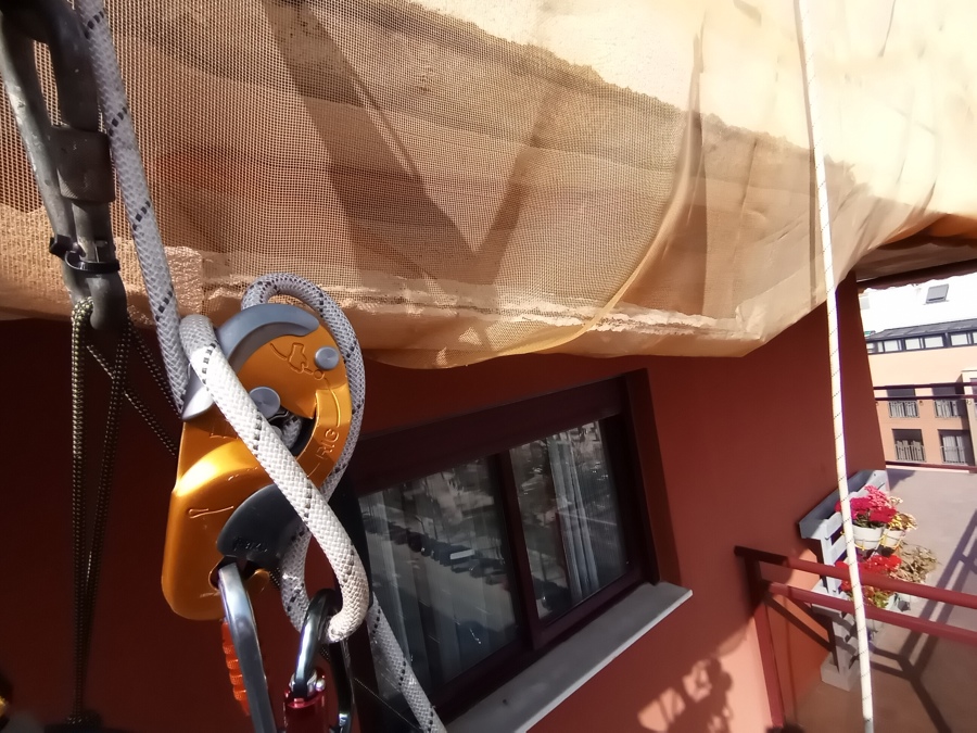 retirada de desprendimientos en altura