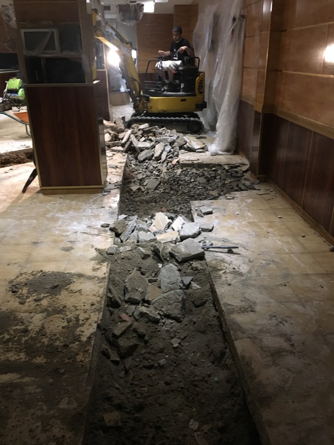 retirada de escombro