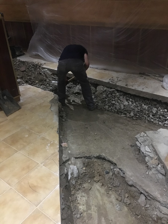 retirada de escombro