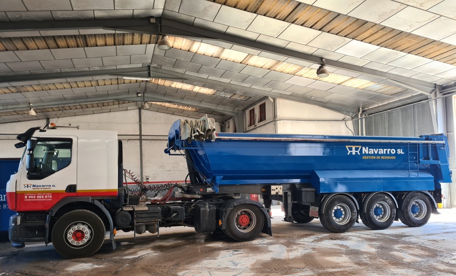 retirada de escombro en contenedor gandia