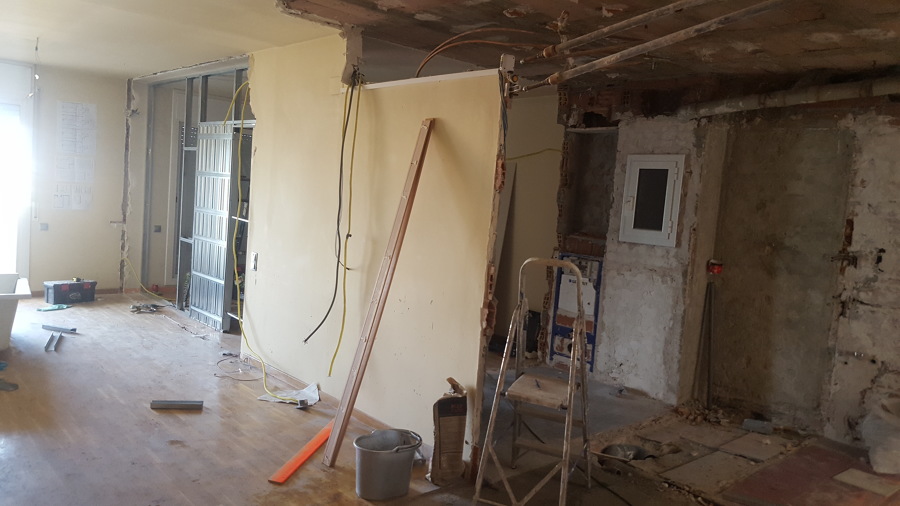 Retirada de escombros