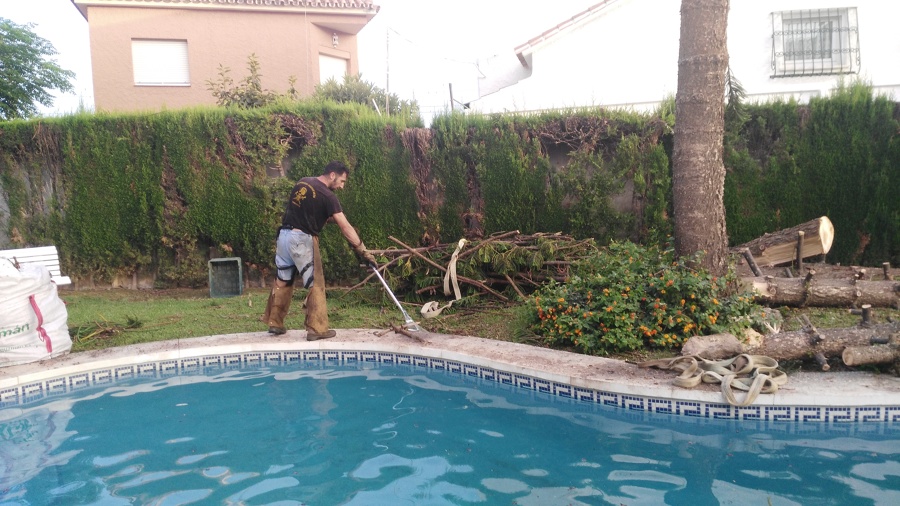 Retirada de residuos