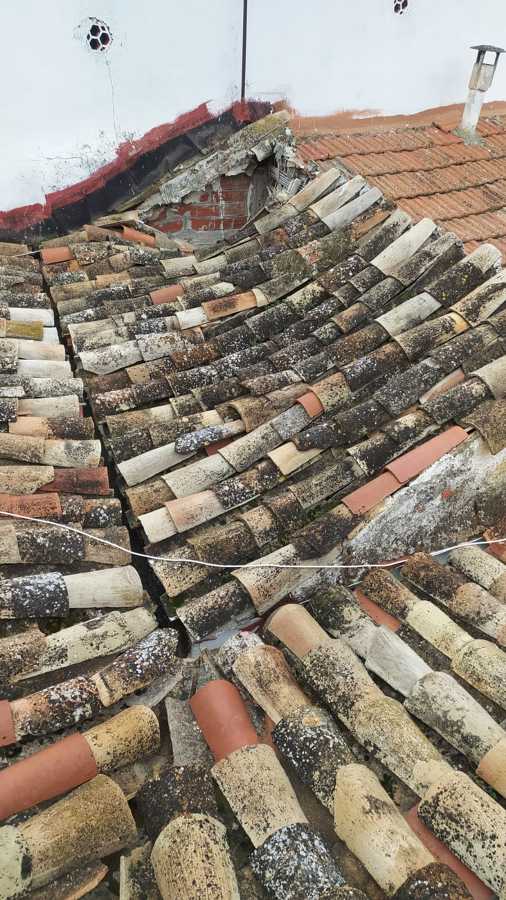 retirada de tejado antiguo