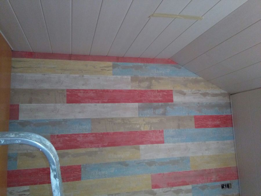 revestimento de pared friso