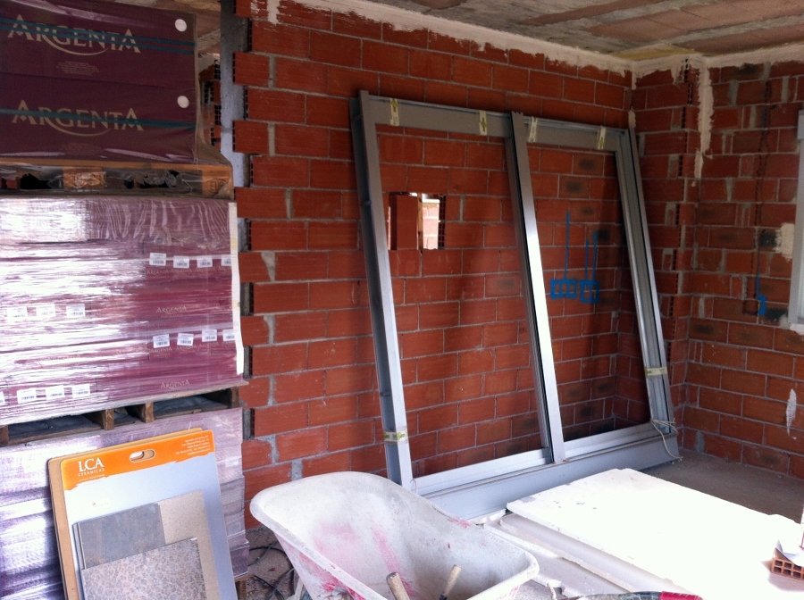 Revestimiento Chimenea Villa-real. Foto Vista Frontal