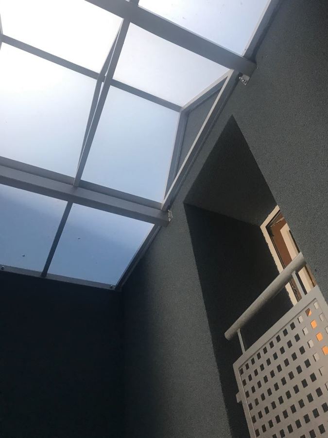 Revestimiento de fachada con corcho proyectado