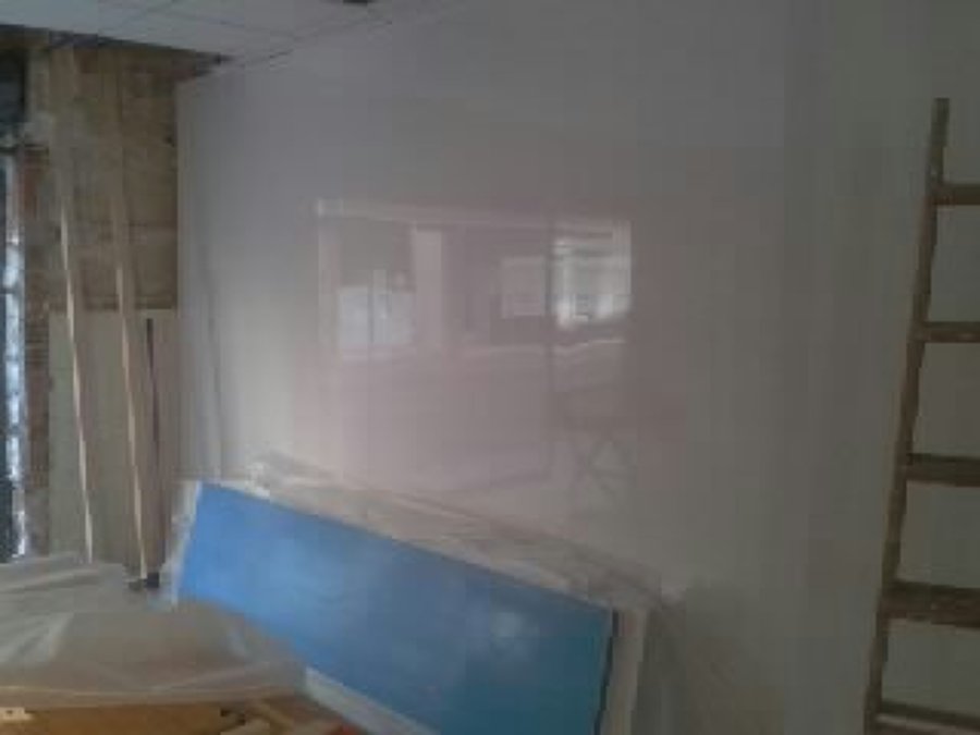 Revestimiento de paredes blanco alto brillo