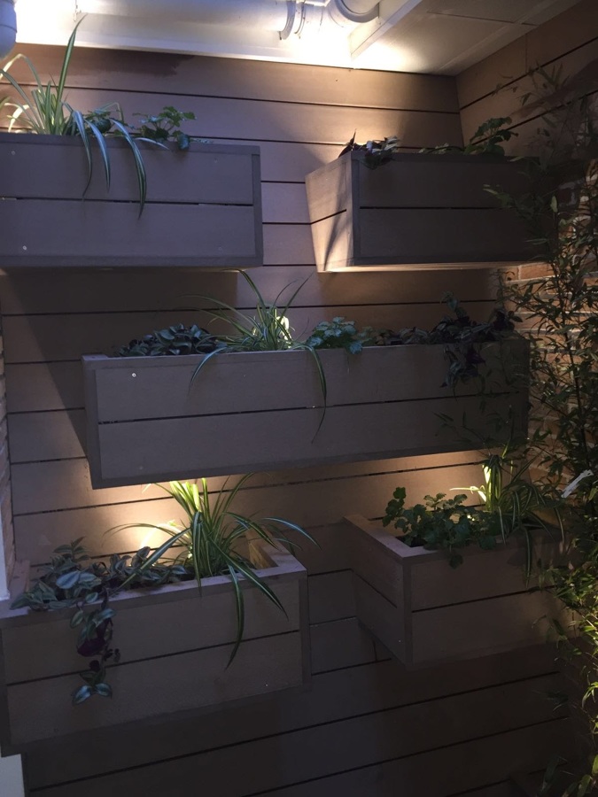 Revestimiento en Madera tecnologica.