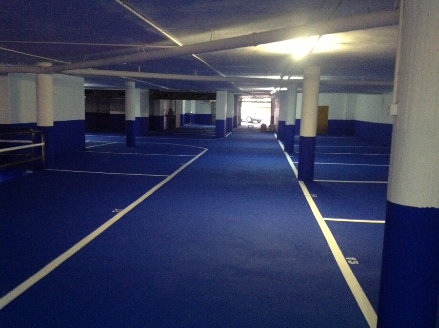 Revestimiento pavimento garaje