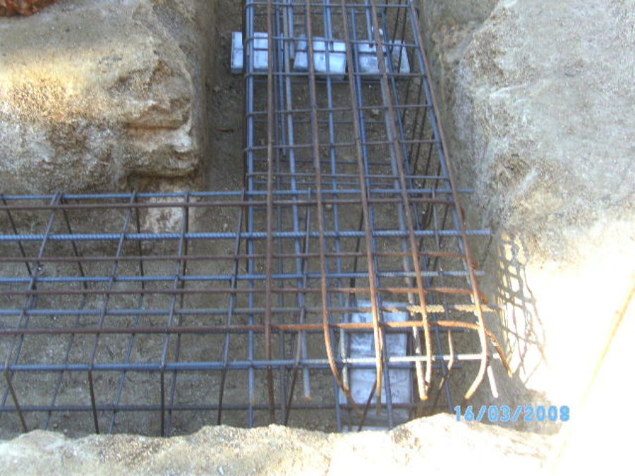 Riostras cimentación